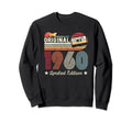 Original 1960 Birthday Guitar Musician Sweatshirt - Graphic Print Unisex - T-Shirt, Sweatshirt, Hoodie