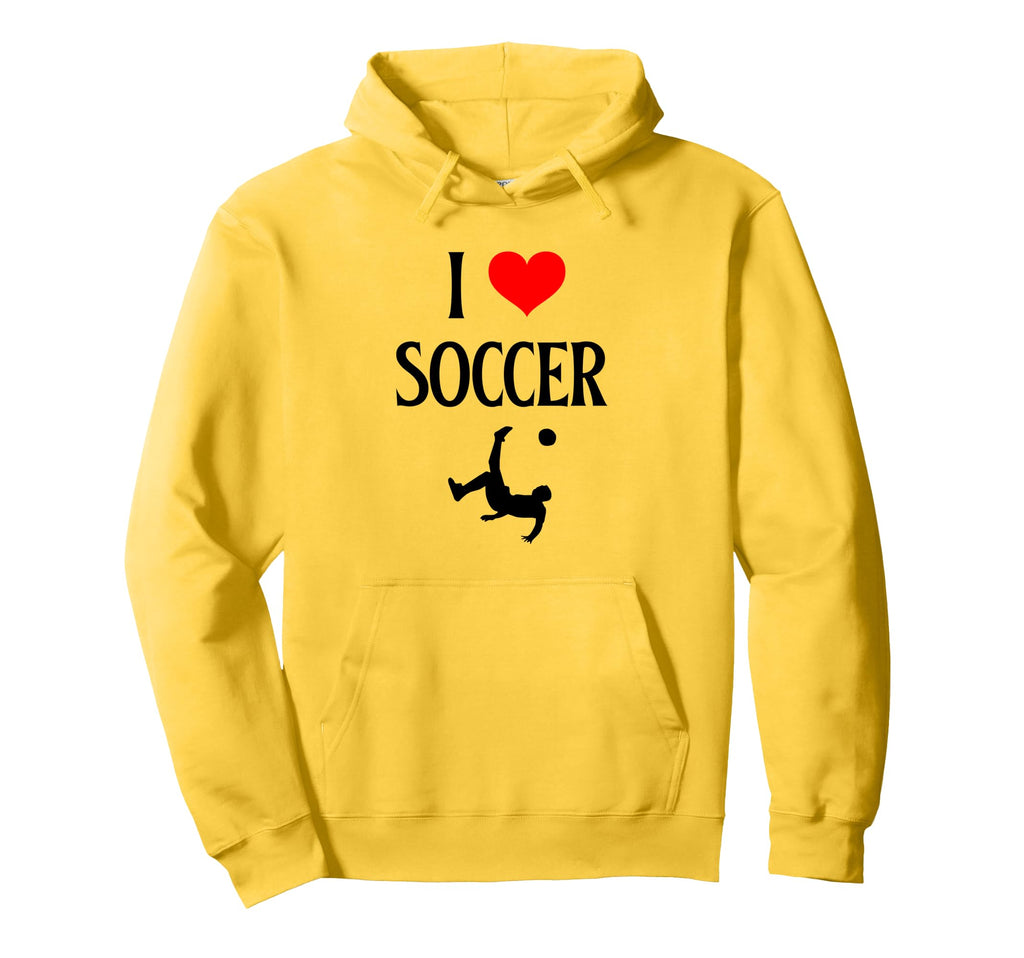 I Love Soccer I Heart Soccer Funny Hoodie - Custom Art Print Unisex - T-Shirt, Sweatshirt, Hoodie