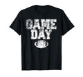 Football Day Game Distressed Mens T-Shirt - Fun Novelty Design for Adults - T-Shirt, Sweatshirt, Hoodie