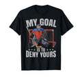 Funny Goalie Ice Hockey Goalkeeper T-Shirt - Trendy Graphic Men Women - T-Shirt, Sweatshirt, Hoodie