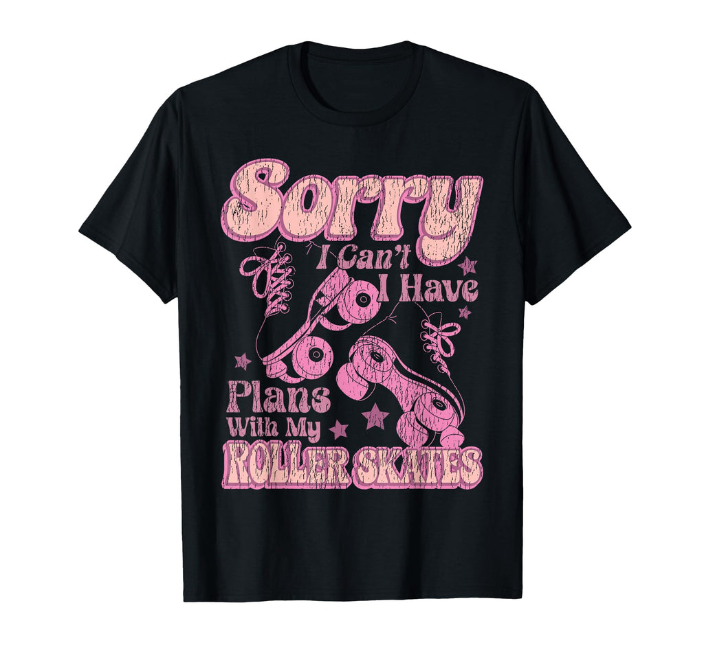 Roller Skating Skate 1970S Sorry I T-Shirt - Aesthetic Graphic Men Women - T-Shirt, Sweatshirt, Hoodie