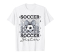 Groovy Soccer Sister Coquette Bow T-Shirt - Custom Art Print for Adults - T-Shirt, Sweatshirt, Hoodie