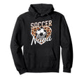 Soccer Football Player Grandma Fan Soccer Hoodie - Custom Art Print Unisex - T-Shirt, Sweatshirt, Hoodie