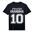 Number 10 Custom Proud Soccer Futbol T-Shirt - Trendy Graphic Men Women - T-Shirt, Sweatshirt, Hoodie