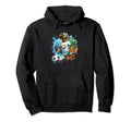 Dachshund Soccer Player Wiener Dog Fan Hoodie - Casual Everyday Wear Unisex - T-Shirt, Sweatshirt, Hoodie