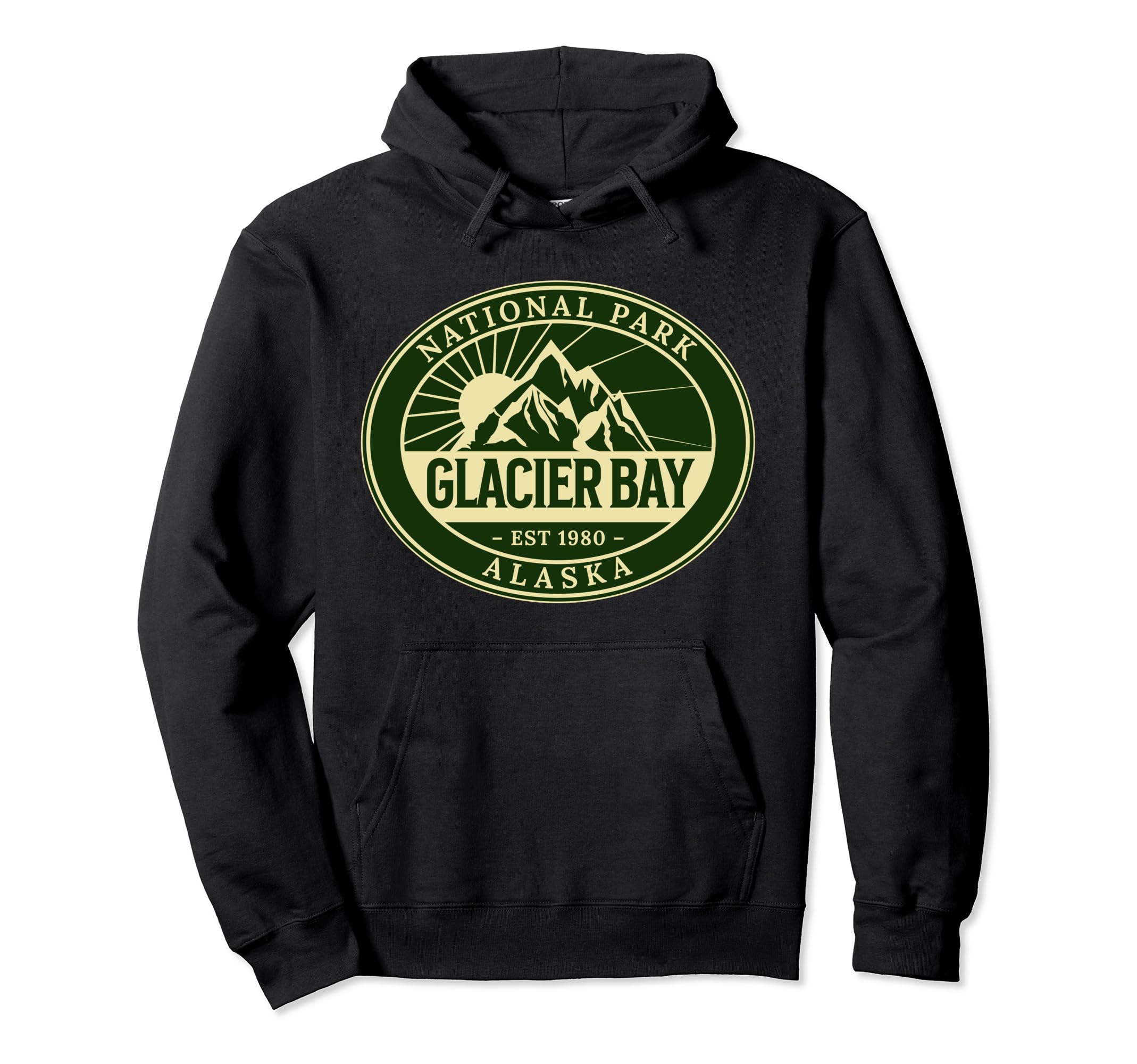 Glacier Bay National Park Alaska Hike Hoodie - Fun Novelty Design Unisex - T-Shirt, Sweatshirt, Hoodie