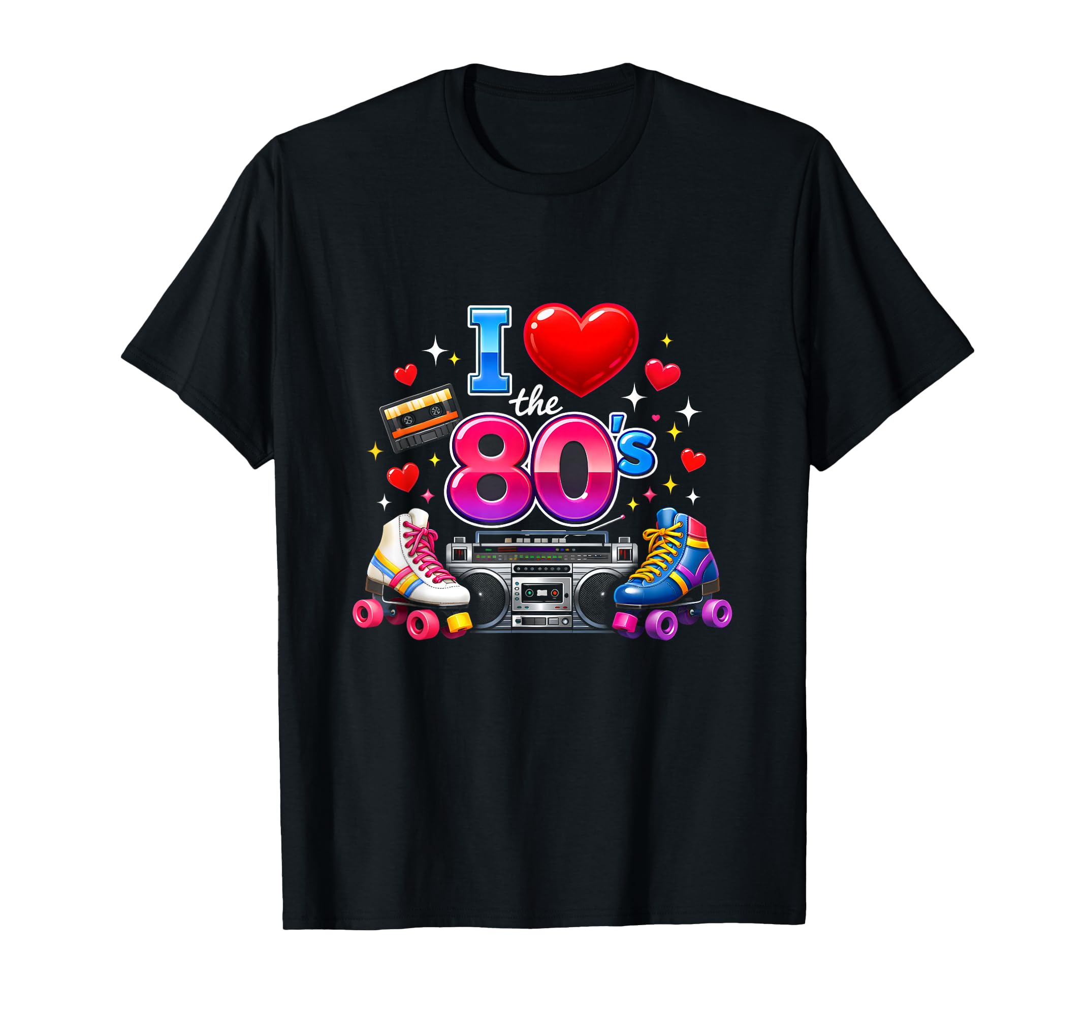 I Love 80S Throwback Good Times 80S T-Shirt - Minimalist Print Men Women - T-Shirt, Sweatshirt, Hoodie