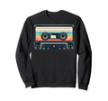 Cassette Tape Stripes Sweatshirt - Fun Novelty Design Unisex - T-Shirt, Sweatshirt, Hoodie