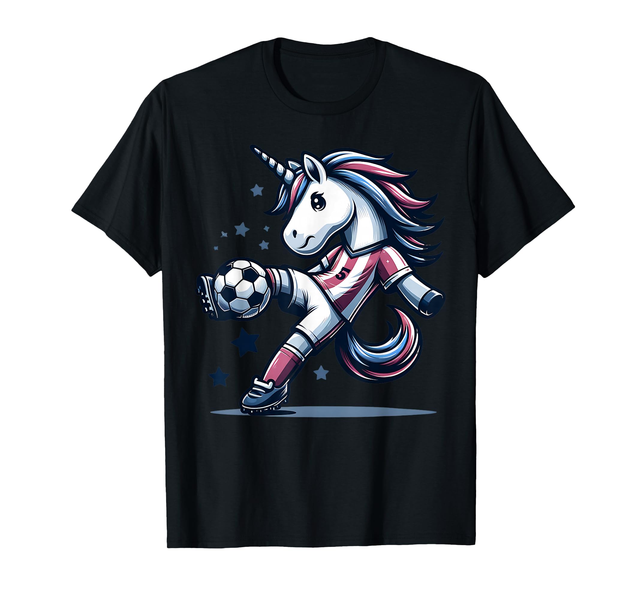 Footballer Unicorn Fans Soccer Team T-Shirt - Novelty Apparel Men Women - T-Shirt, Sweatshirt, Hoodie