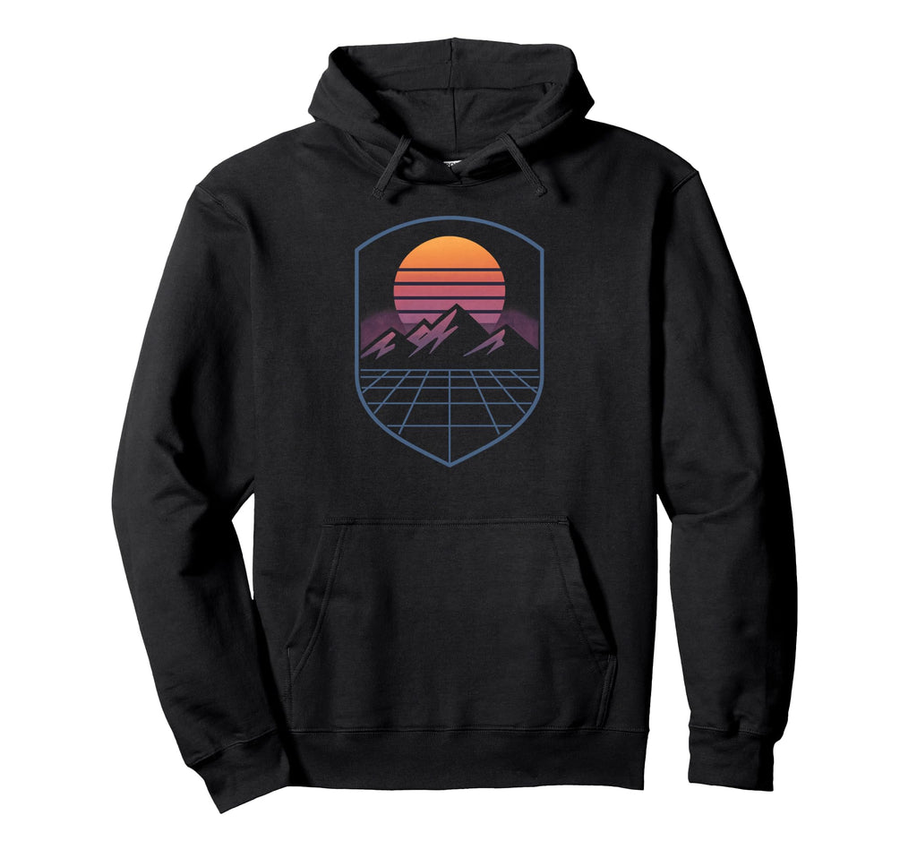 80S Synthwave Hoodie - Aesthetic Graphic for Adults - T-Shirt, Sweatshirt, Hoodie