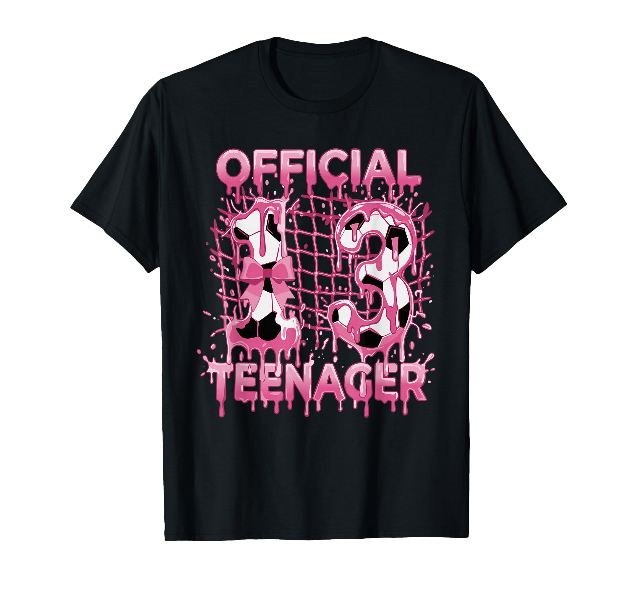 13Th Birthday Soccer Ice Cream T-Shirt - Casual Everyday Wear Men Women - T-Shirt, Sweatshirt, Hoodie