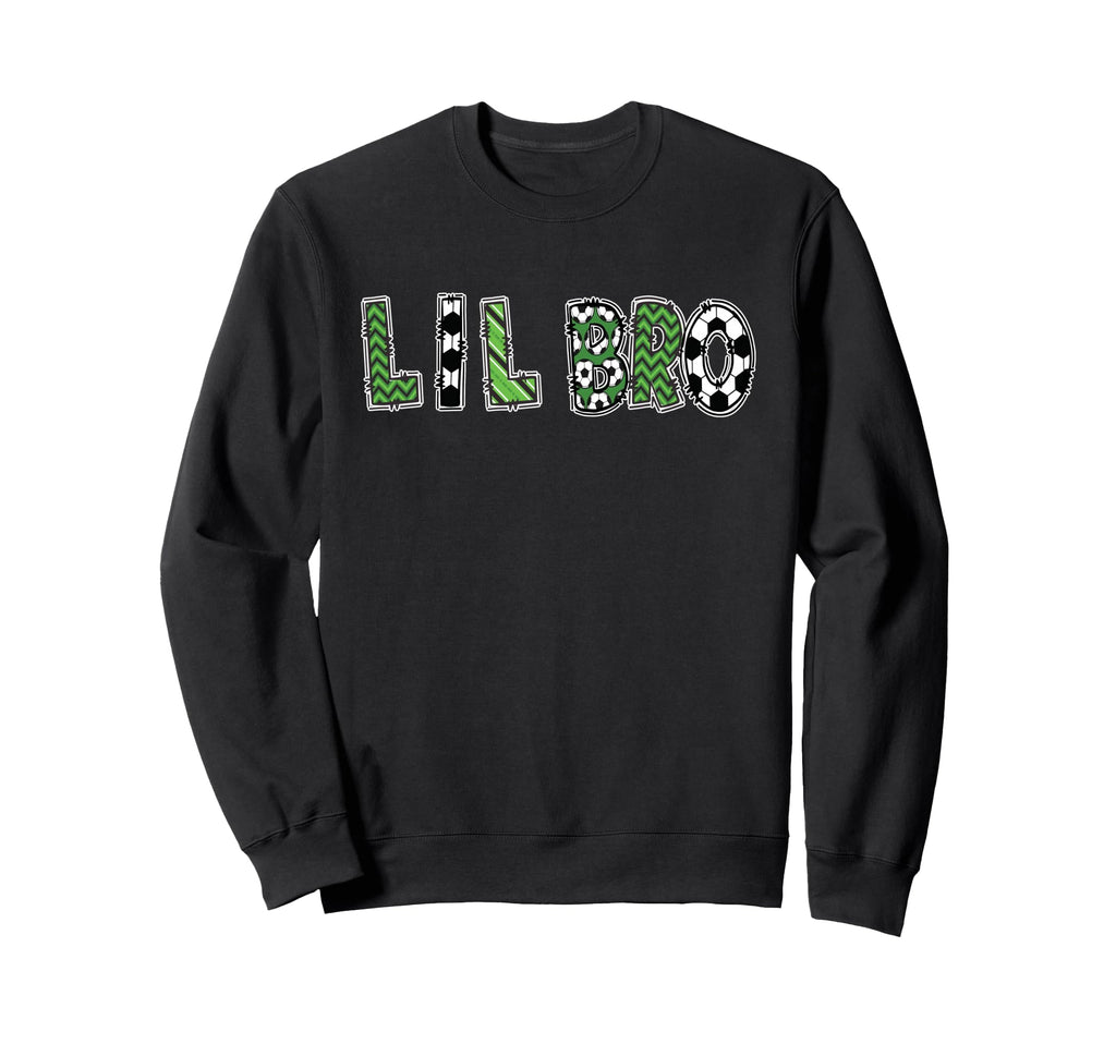 Soccer Brother Lil Bro Birthday Party Sweatshirt - Trendy Graphic Men Women - T-Shirt, Sweatshirt, Hoodie