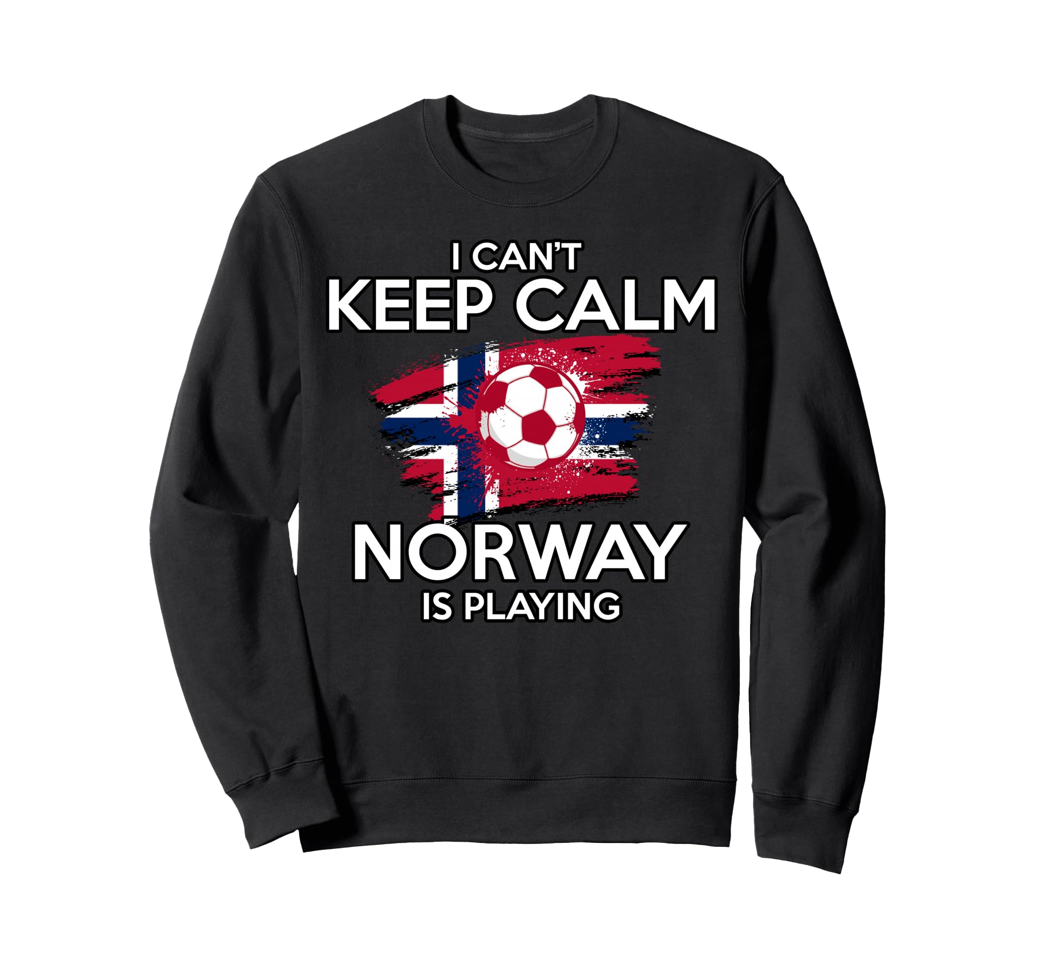Norway Football Fan Soccer Game Sweatshirt - Custom Art Print for Adults - T-Shirt, Sweatshirt, Hoodie