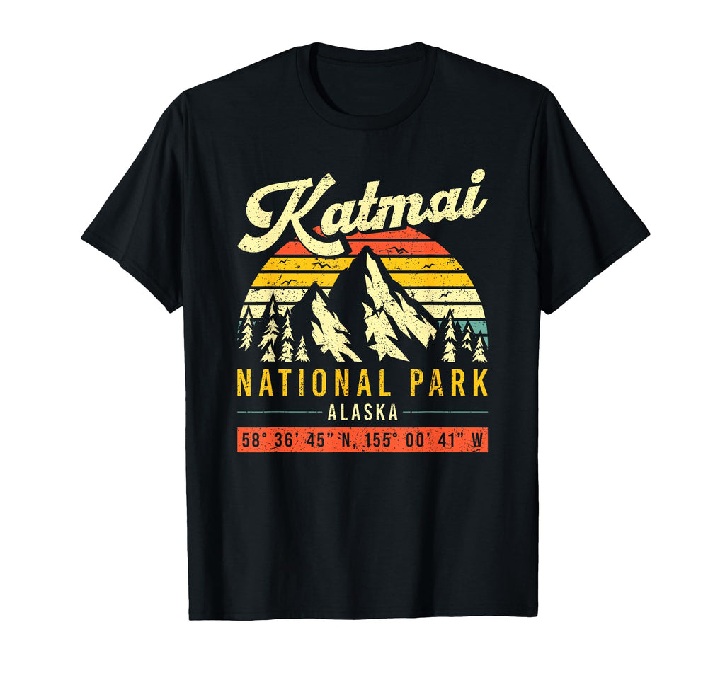 Katmai Alaska National Park T-Shirt - Minimalist Print Men Women - T-Shirt, Sweatshirt, Hoodie