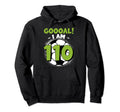 110 Year Old Birthday Soccer Themed Hoodie - Aesthetic Graphic Unisex - T-Shirt, Sweatshirt, Hoodie