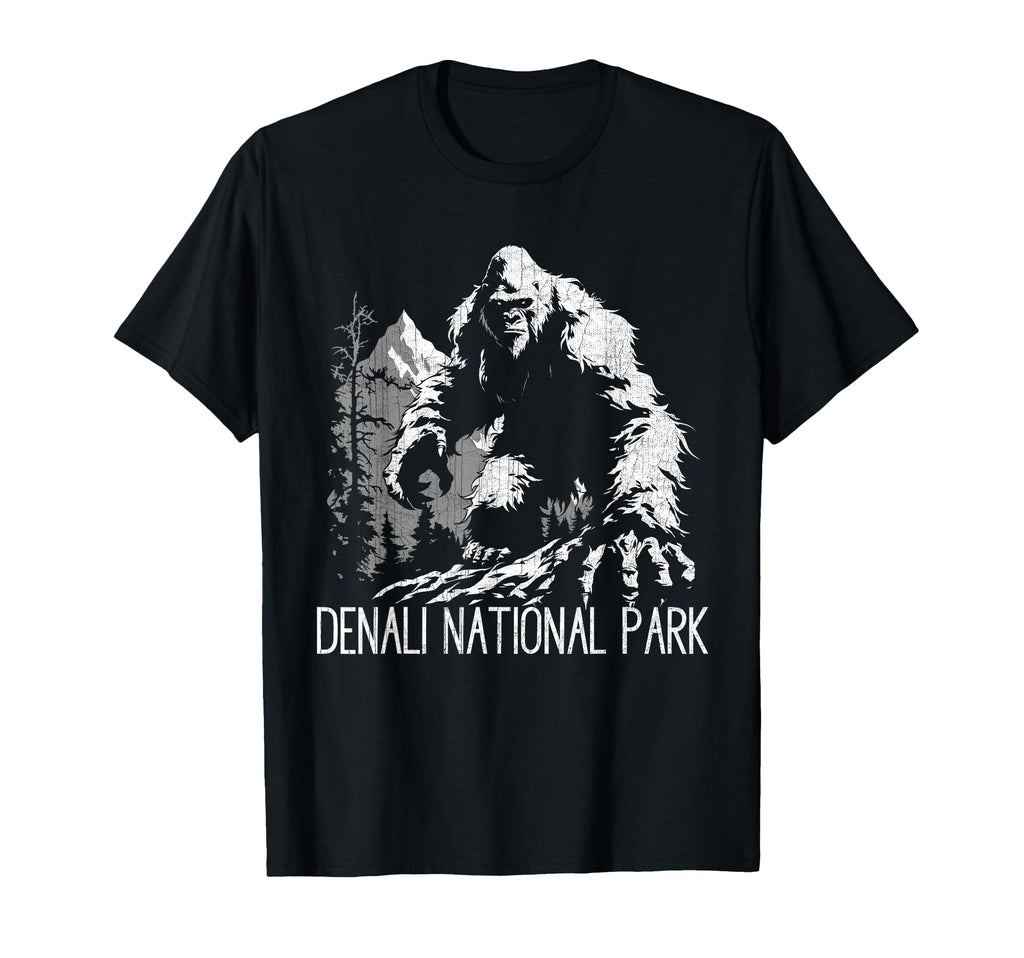 Bigfoot Denali National Park Alaska T-Shirt - Minimalist Print Unisex - T-Shirt, Sweatshirt, Hoodie