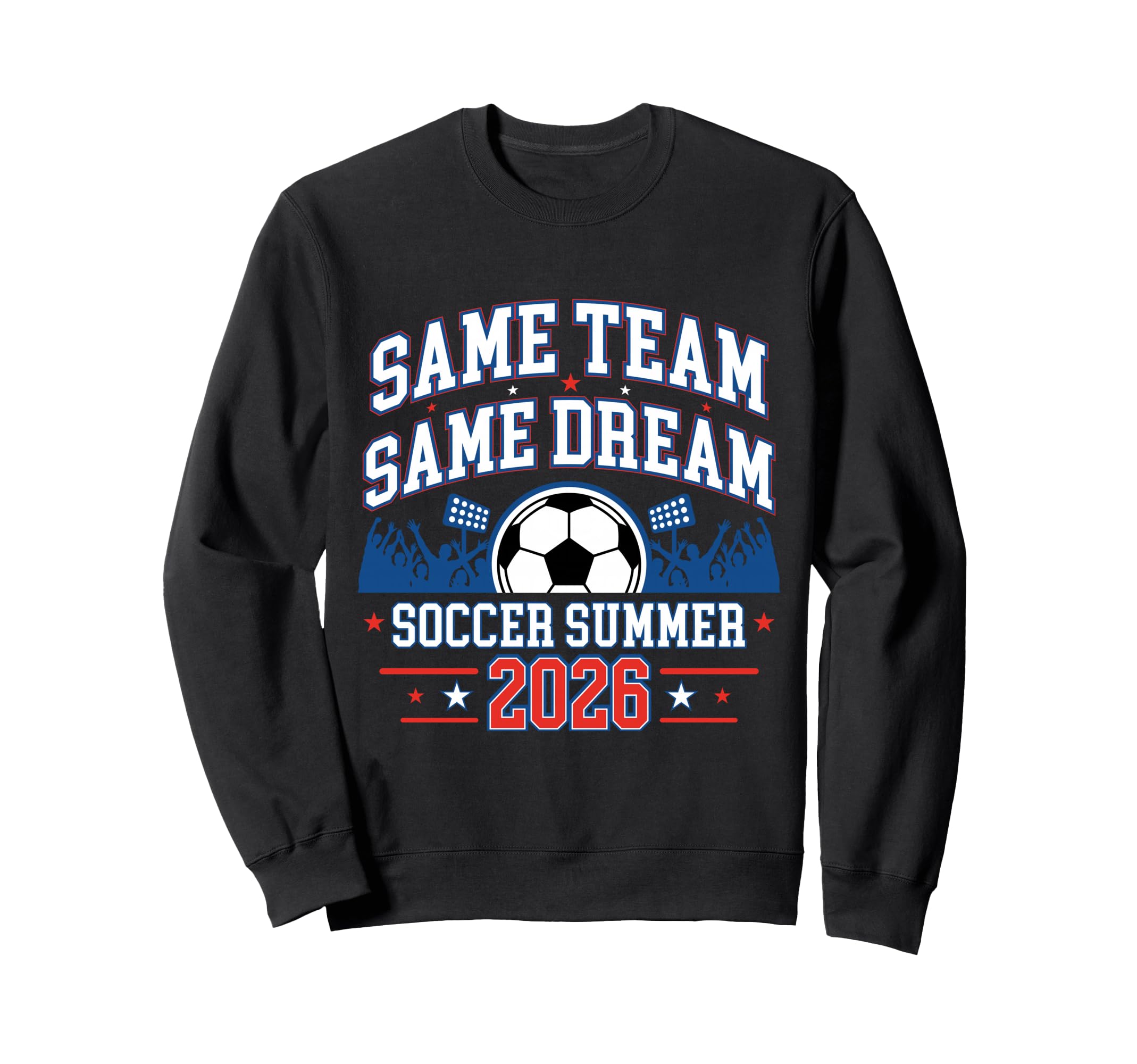 Soccer Summer 2026 Sweatshirt - Fun Novelty Design for Adults - T-Shirt, Sweatshirt, Hoodie