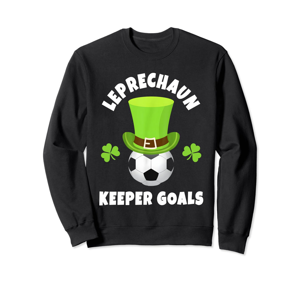Goalies Leprechaun Keeper Goals Sweatshirt - Trendy Graphic Men Women - T-Shirt, Sweatshirt, Hoodie