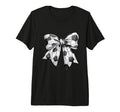Coquette Bow Soccer Ball Mom Life Game T-Shirt - Minimalist Print Unisex - T-Shirt, Sweatshirt, Hoodie