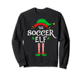 Soccer Elf Family Matching Group Sweatshirt - Graphic Print for Adults - T-Shirt, Sweatshirt, Hoodie