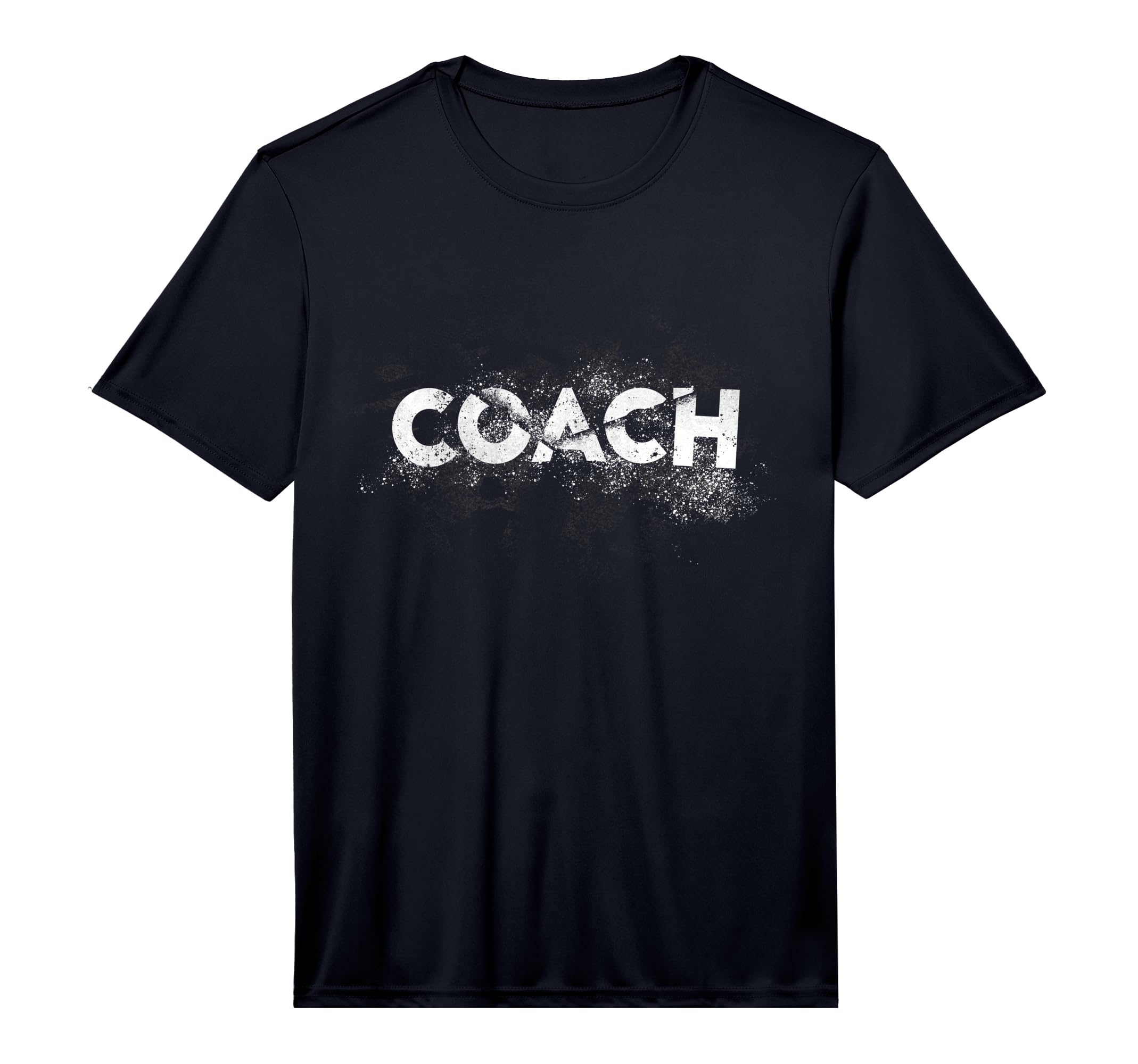 Funny Coach Grunge Text Performance T-Shirt - Aesthetic Graphic Unisex - T-Shirt, Sweatshirt, Hoodie