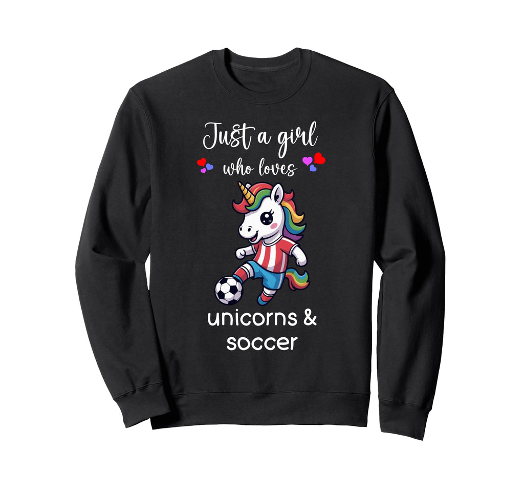 Unicorn Soccer Unicorn Soccer Sweatshirt - Unique Graphic Unisex - T-Shirt, Sweatshirt, Hoodie