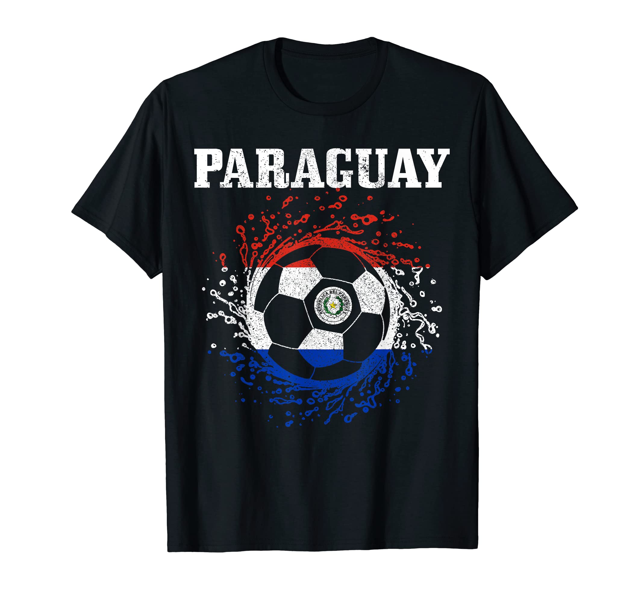 Paraguay Paraguayan Flag Fan Pride T-Shirt - Custom Art Print Men Women - T-Shirt, Sweatshirt, Hoodie
