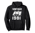 Birthday Best 1981 Bday 1981 Cassette Tape Hoodie - Custom Art Print Unisex - T-Shirt, Sweatshirt, Hoodie