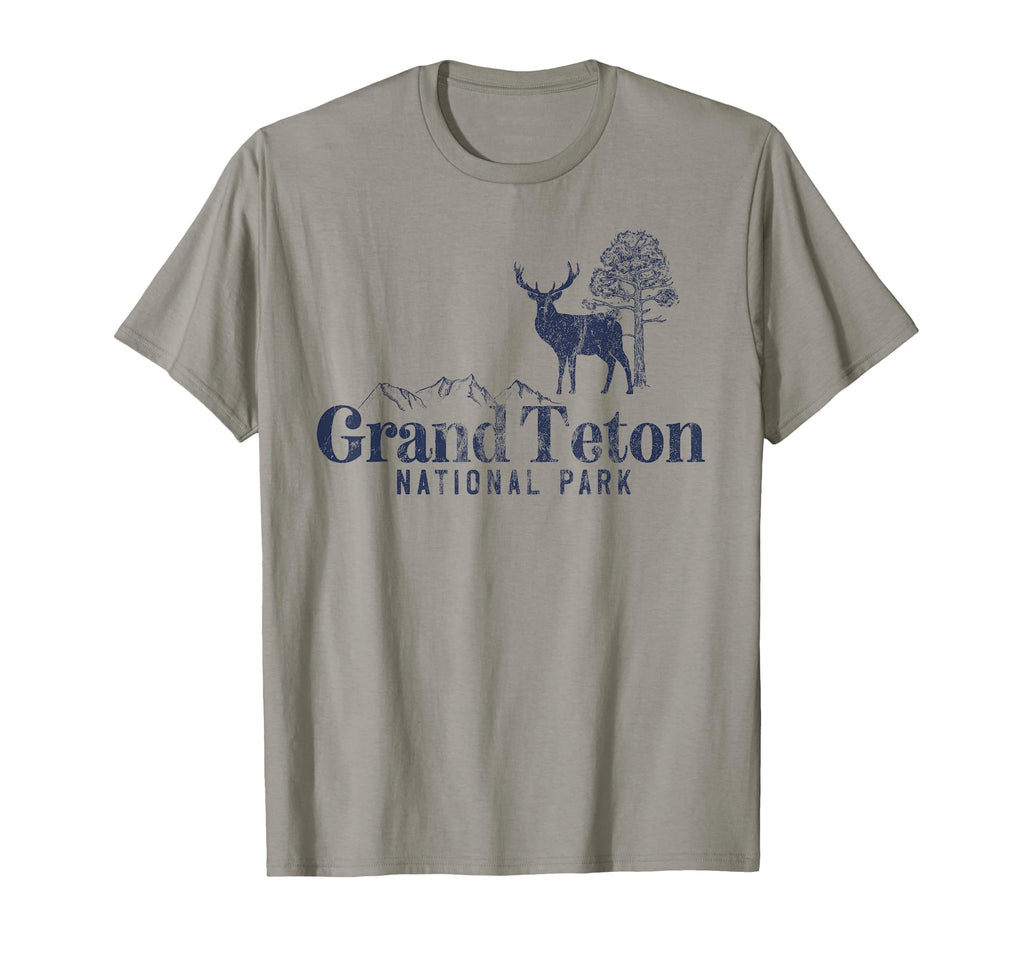 Grand Teton National Park Mountain Gift T-Shirt - Minimalist Print Unisex - T-Shirt, Sweatshirt, Hoodie