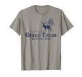 Grand Teton National Park Mountain Gift T-Shirt - Minimalist Print Unisex - T-Shirt, Sweatshirt, Hoodie