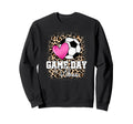 Game Day Soccer Leopard Soccer Sweatshirt - Minimalist Print for Adults - T-Shirt, Sweatshirt, Hoodie