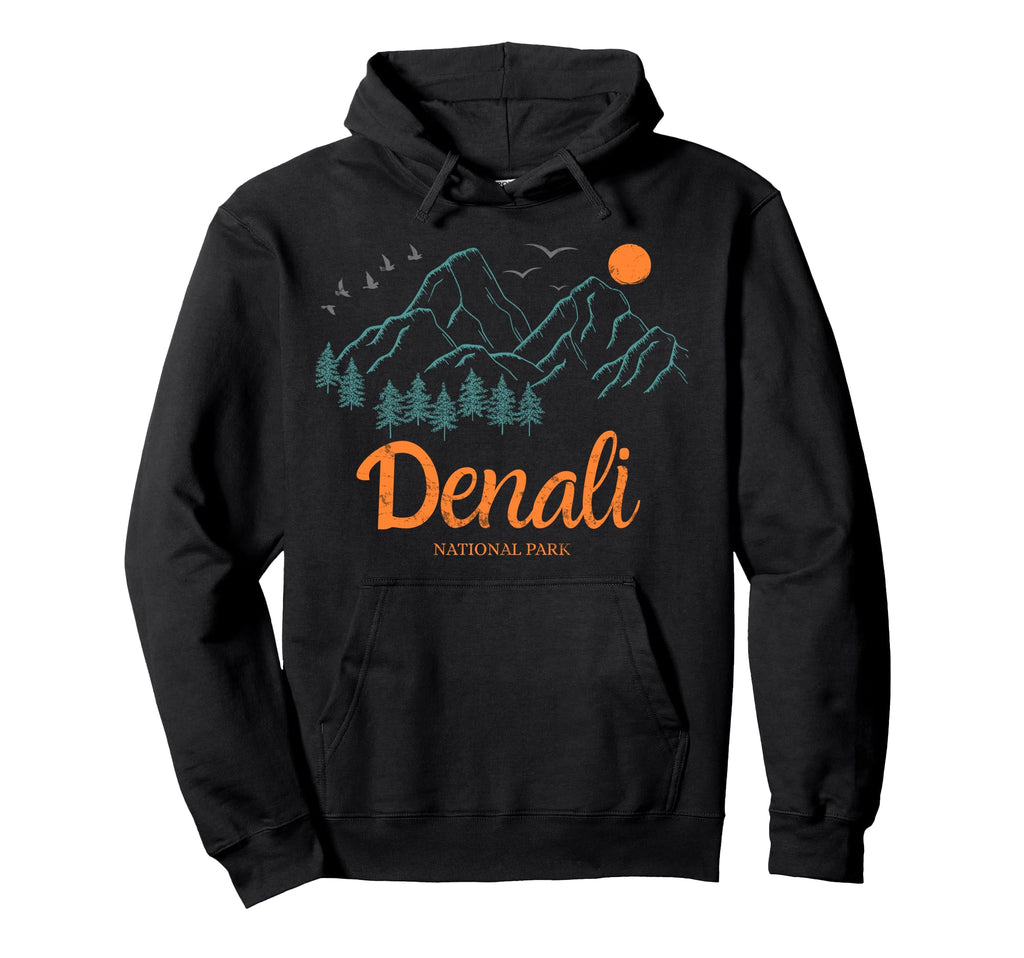 Denali National Park Alaska Hoodie - Casual Everyday Wear Men Women - T-Shirt, Sweatshirt, Hoodie
