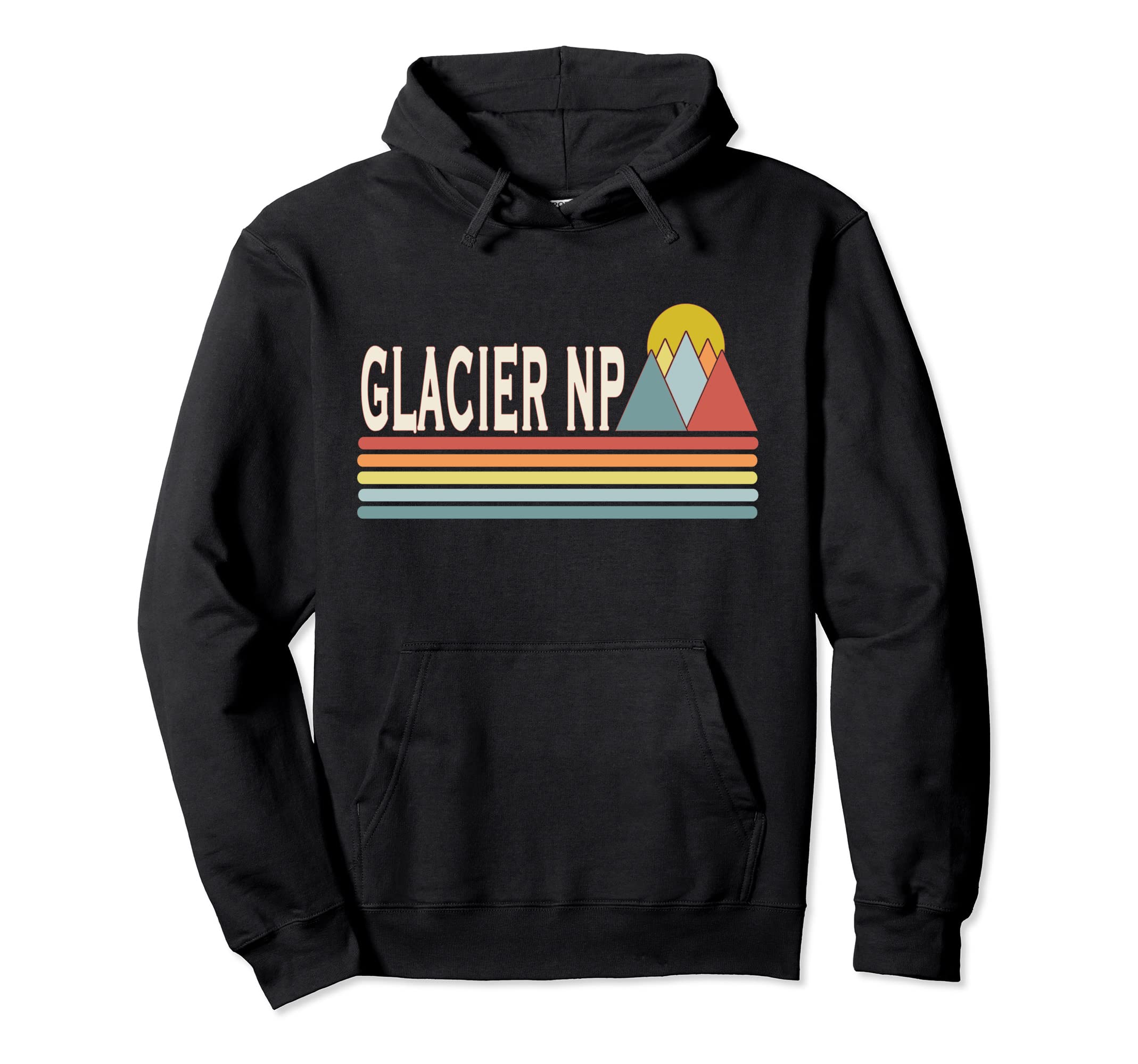 Glacier National Park Outdoors Hoodie - Aesthetic Graphic Unisex - T-Shirt, Sweatshirt, Hoodie
