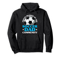 Soccer Dad Fathers Day Hoodie - Minimalist Print for Adults - T-Shirt, Sweatshirt, Hoodie