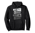 Funny Roller Skating Eat Sleep Skate Hoodie - Minimalist Print Unisex - T-Shirt, Sweatshirt, Hoodie