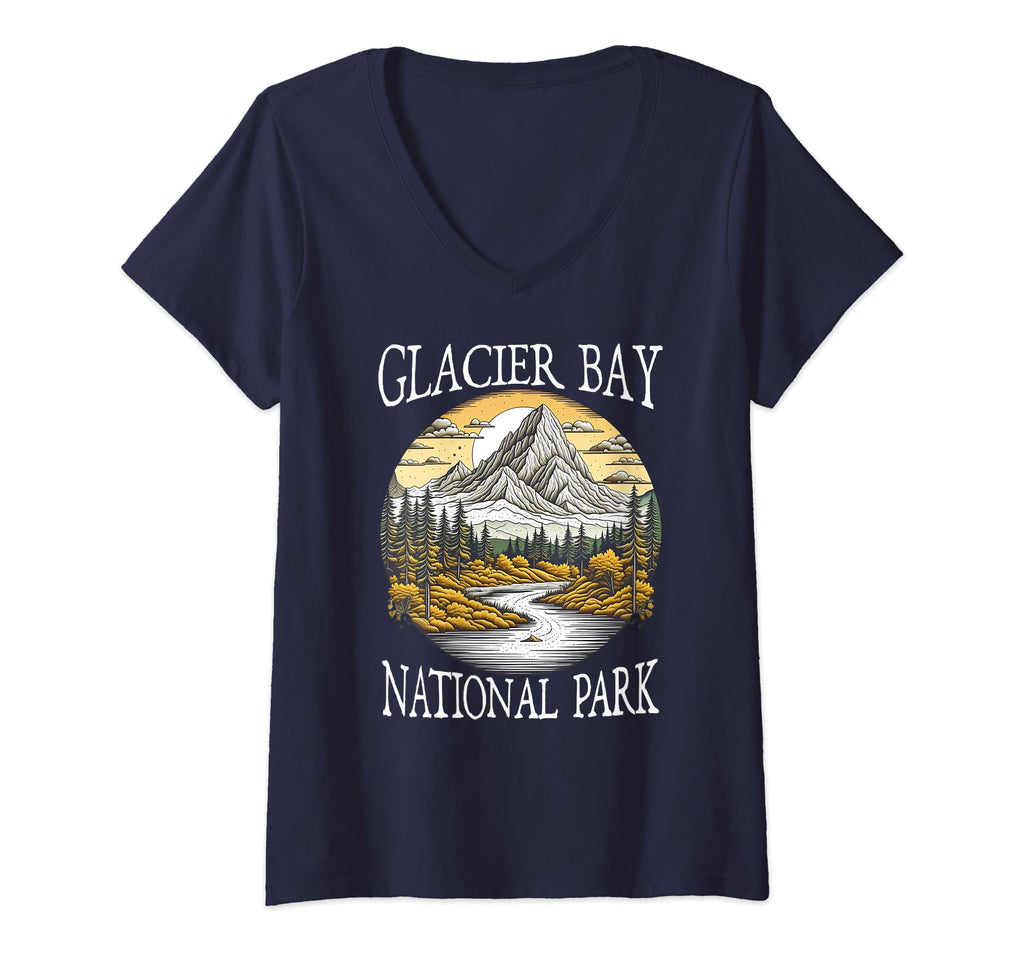 Glacier Bay National Park Alaska Usa T-Shirt - Fun Novelty Design Unisex - T-Shirt, Sweatshirt, Hoodie