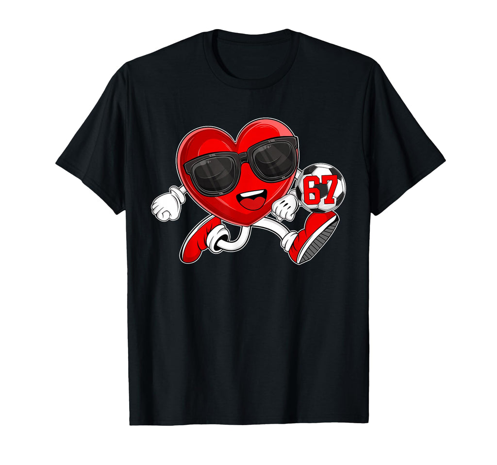 Valentines Day Six Seven Soccer 6 7 Meme T-Shirt - Graphic Print Unisex - T-Shirt, Sweatshirt, Hoodie