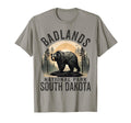Badlands National Park South Dakota T-Shirt - Minimalist Print for Adults - T-Shirt, Sweatshirt, Hoodie