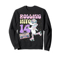 14Th Birthday Roller Skate Party Sweatshirt - Unique Graphic Unisex - T-Shirt, Sweatshirt, Hoodie
