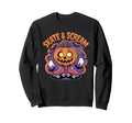 Roller Skate Roller Skating Halloween Sweatshirt - Graphic Print Unisex - T-Shirt, Sweatshirt, Hoodie
