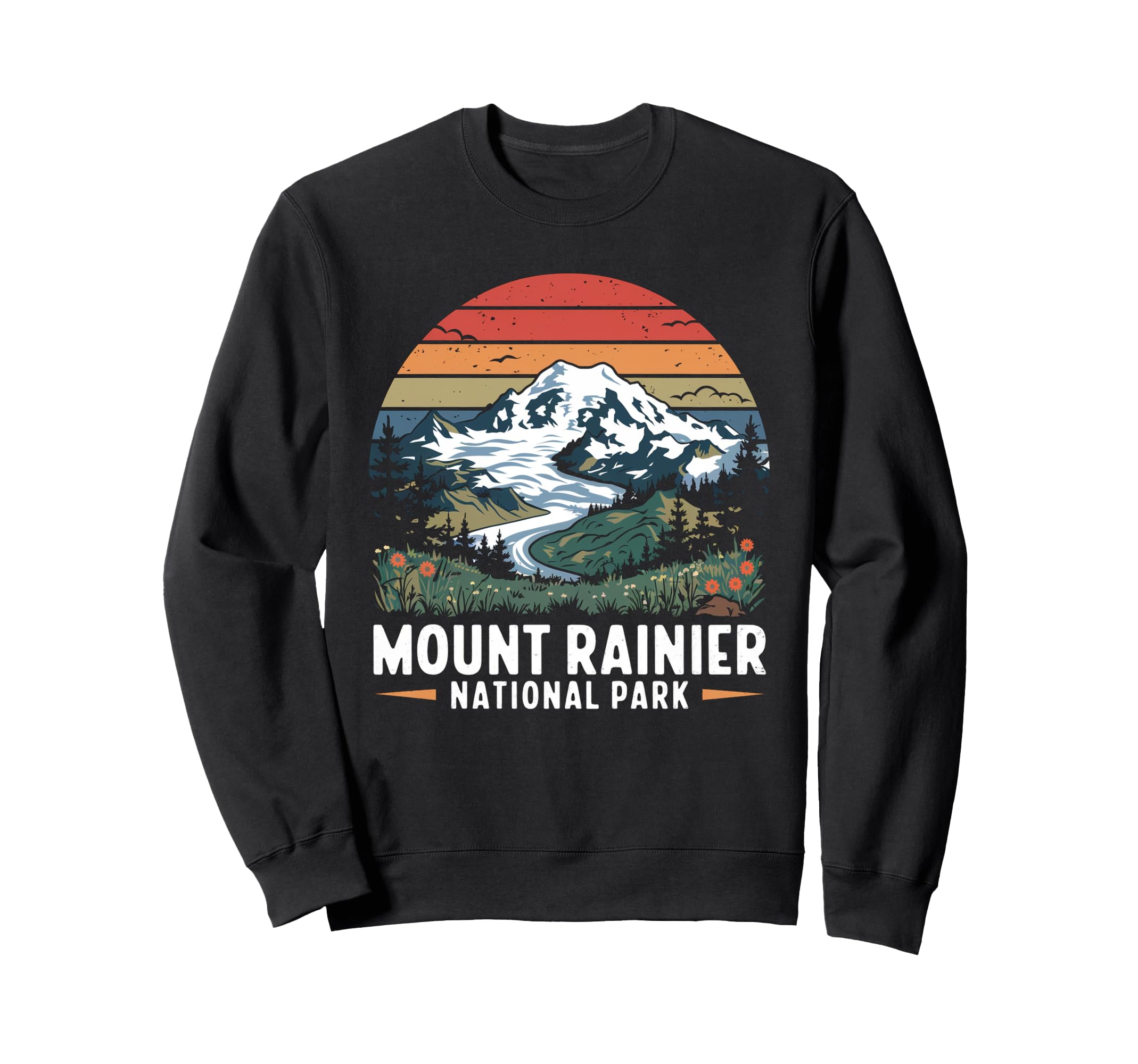 Mount Rainier National Park Sweatshirt - Graphic Print for Adults - T-Shirt, Sweatshirt, Hoodie