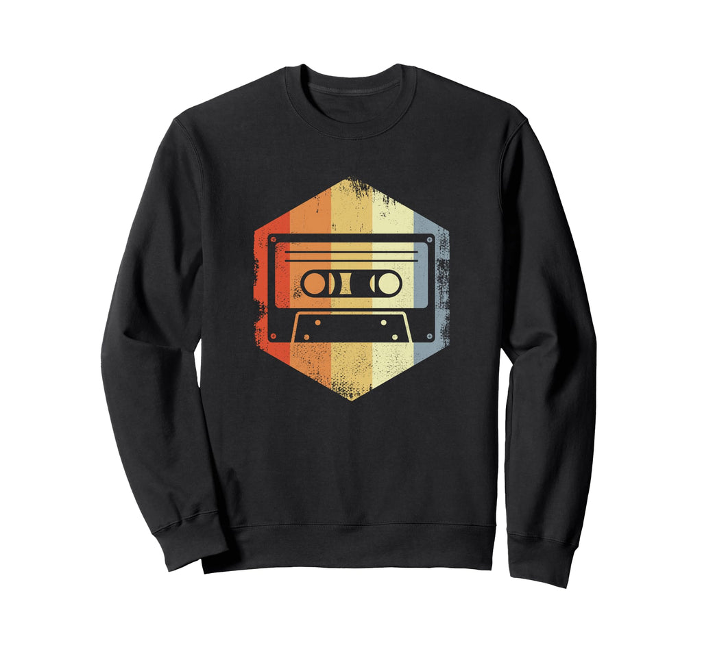 80S Cassette Tape Retrophile Hobby Sweatshirt - Unique Graphic for Adults - T-Shirt, Sweatshirt, Hoodie
