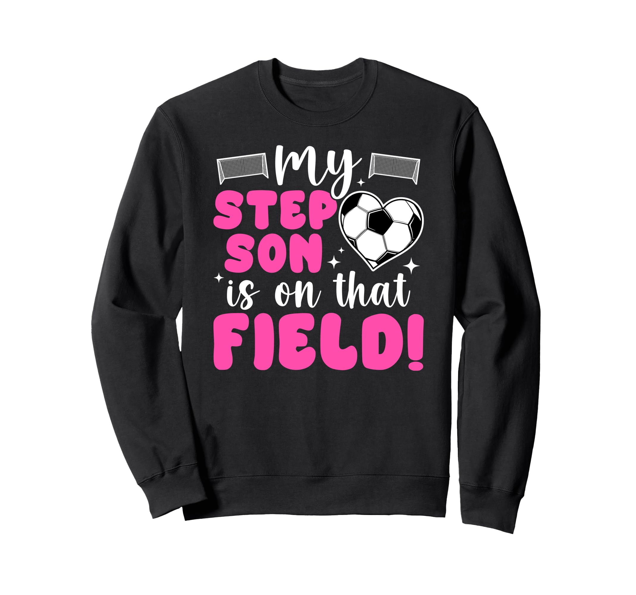 Proud Soccer Step Mom Soccer Player Sweatshirt - Unique Graphic for Adults - T-Shirt, Sweatshirt, Hoodie