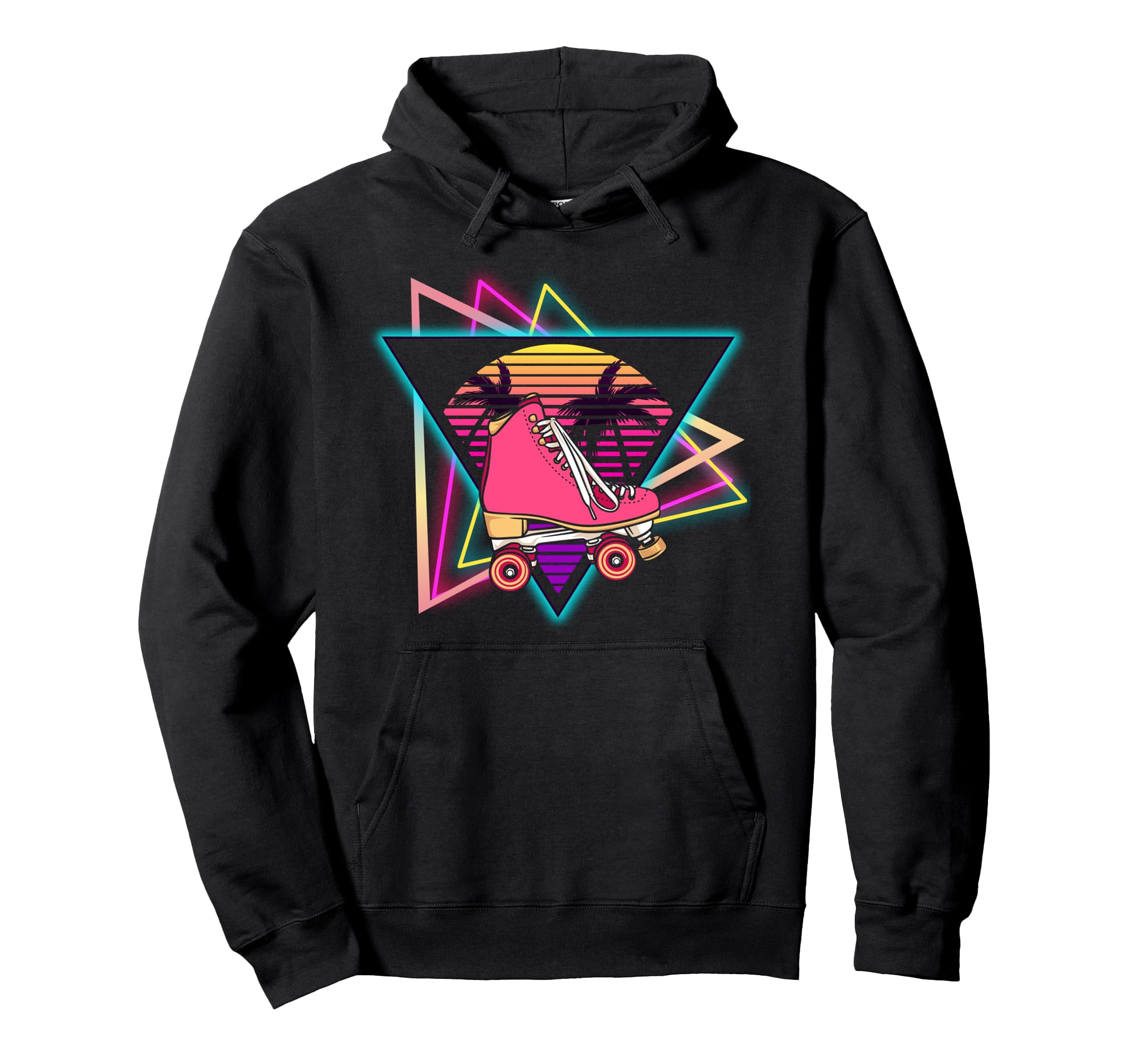 Roller Skating Skate Vaporwave Hoodie - Custom Art Print Men Women - T-Shirt, Sweatshirt, Hoodie
