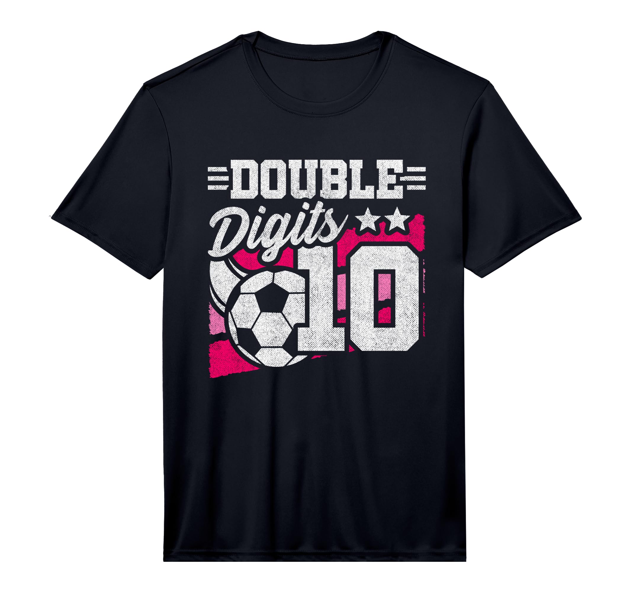 Double Digits 10Th Birthday Soccer T-Shirt - Casual Everyday Wear Unisex - T-Shirt, Sweatshirt, Hoodie