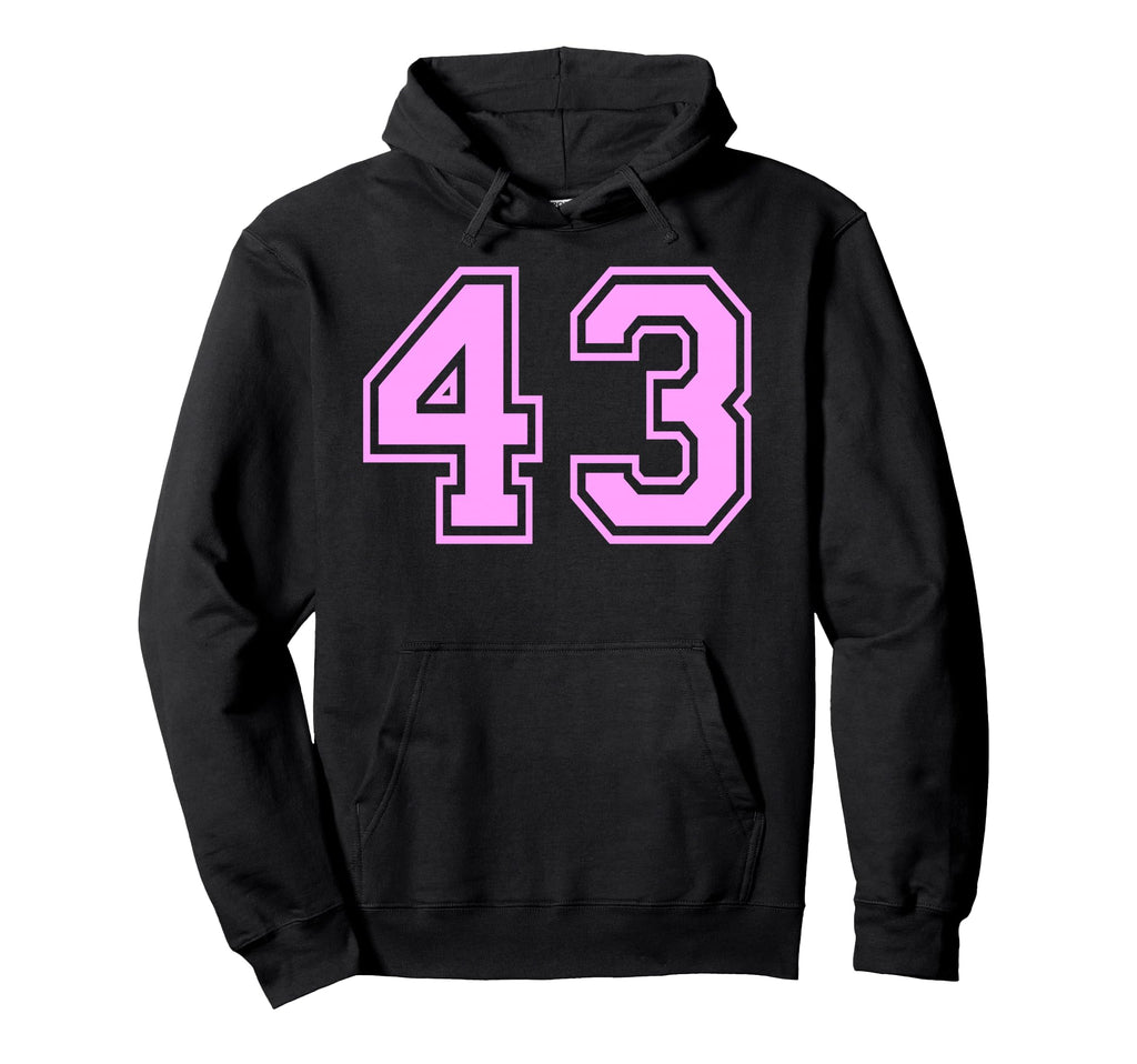 43 Number Forty Three Sports Varsity Hoodie - Graphic Print Men Women - T-Shirt, Sweatshirt, Hoodie