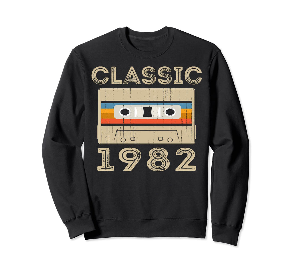 1982 38Th Birthday Gifts Cassette Sweatshirt - Aesthetic Graphic Men Women - T-Shirt, Sweatshirt, Hoodie