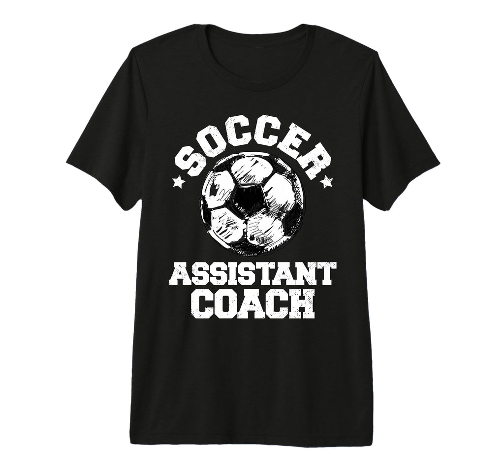 Soccer Assistant Coach Soccer Ball T-Shirt - Fun Novelty Design for Adults - T-Shirt, Sweatshirt, Hoodie