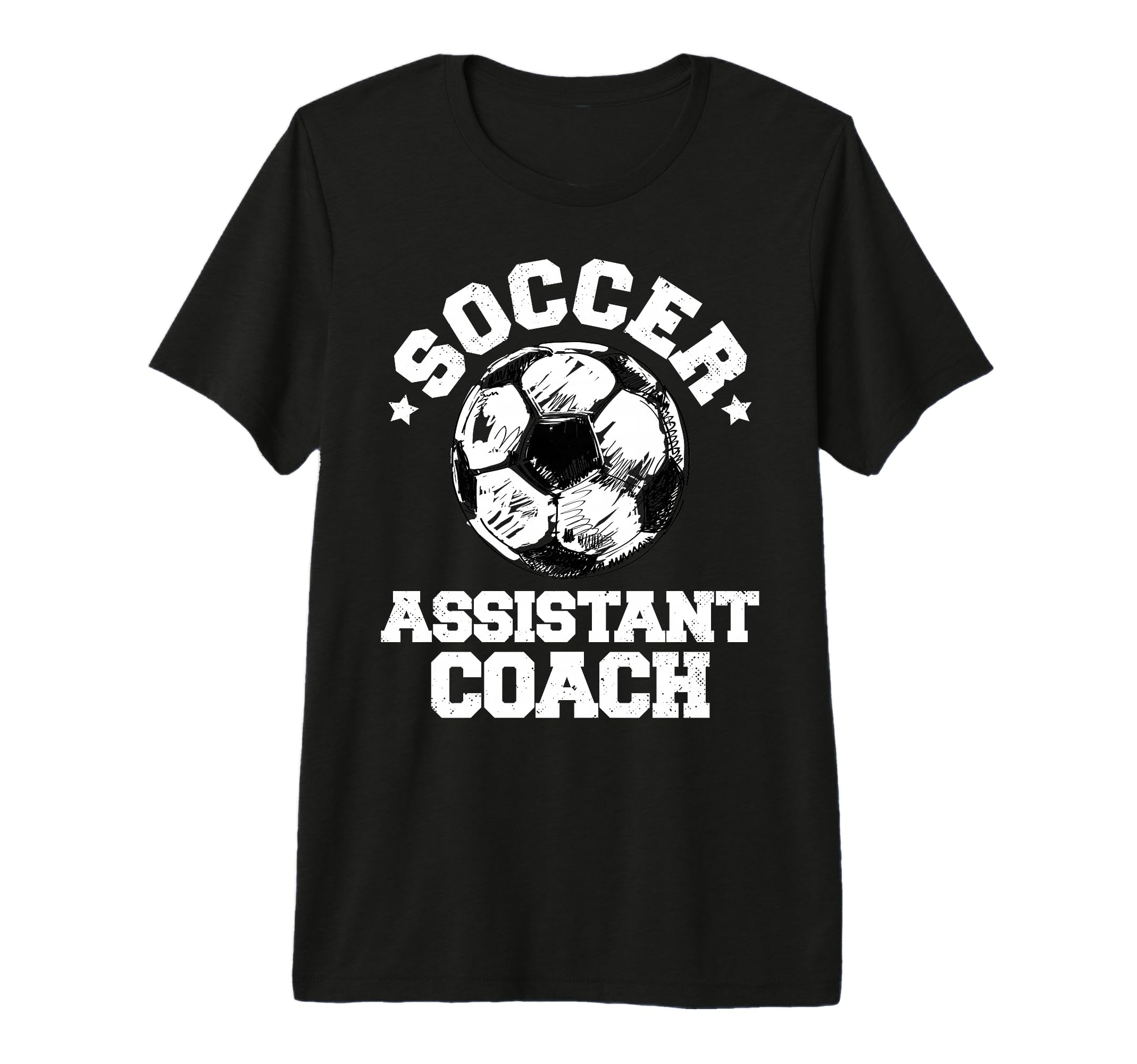 Soccer Assistant Coach Soccer Ball T-Shirt - Fun Novelty Design for Adults - T-Shirt, Sweatshirt, Hoodie