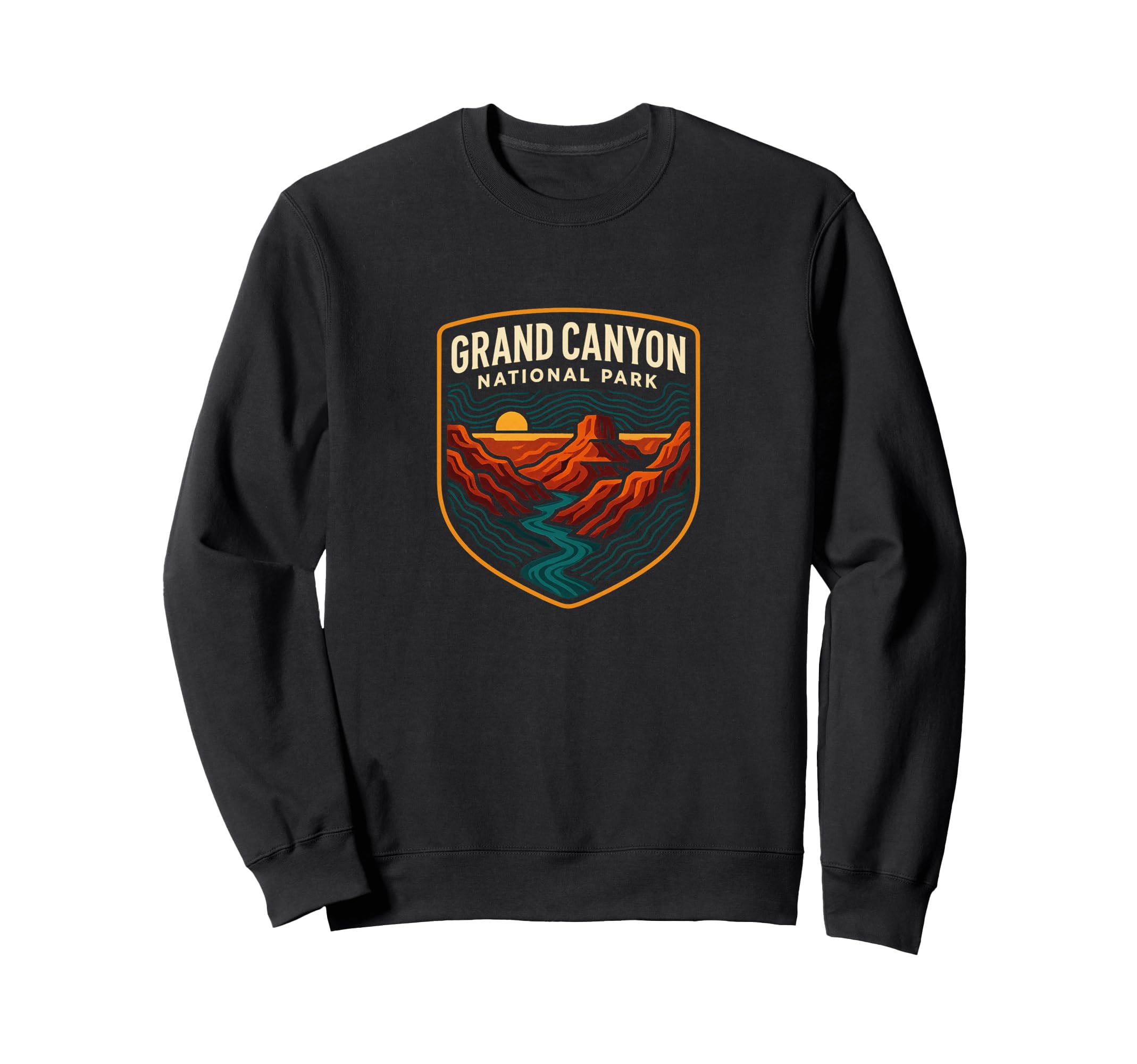 Grand Canyon National Park Badge Sweatshirt - Streetwear Style Men Women - T-Shirt, Sweatshirt, Hoodie